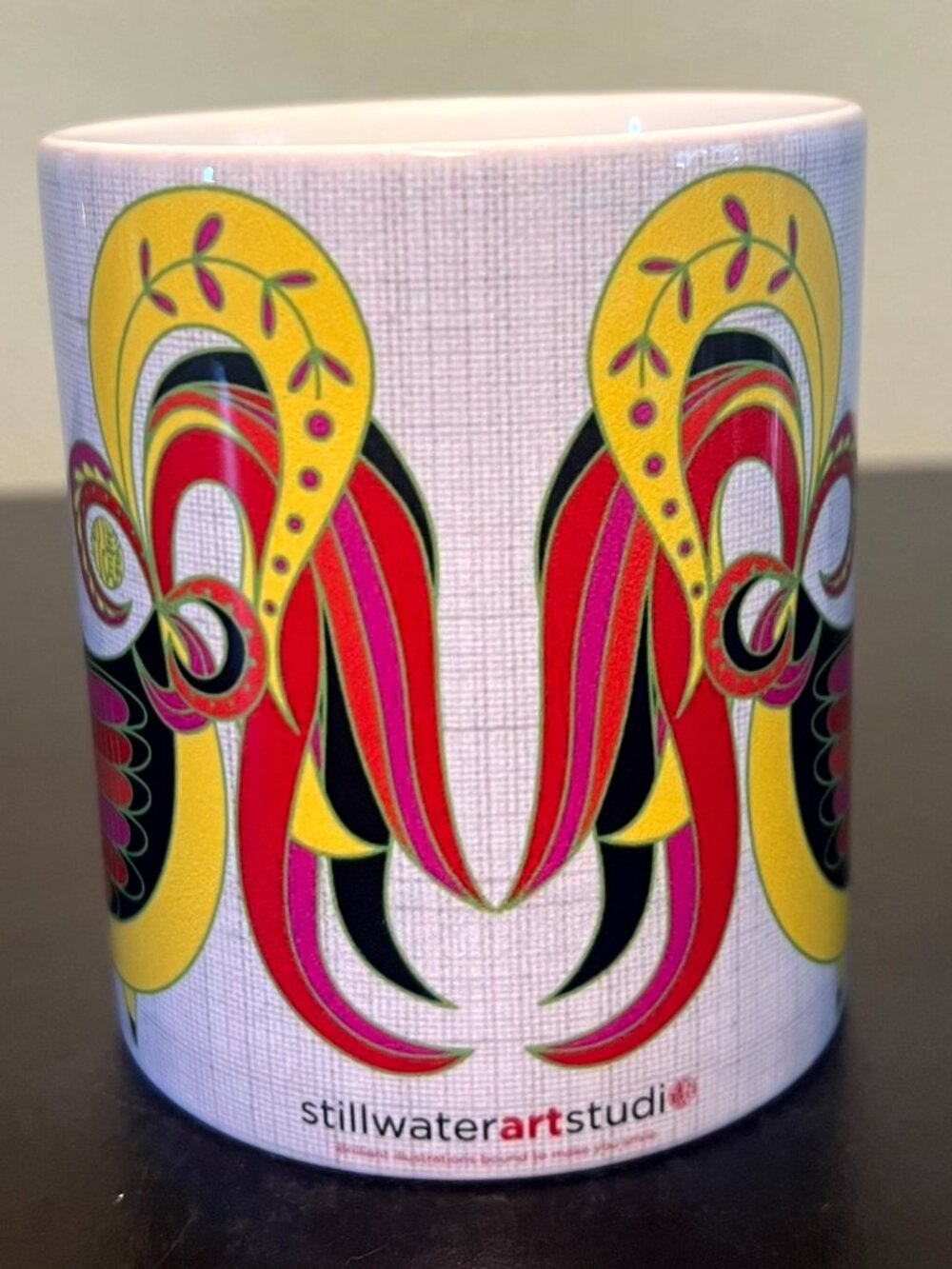 Stillwater Art Studio Lunar New Year Rooster Mug Ceramic Zodiac Coffee Cup NWT - Picture 7 of 12